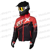 Куртка для снегохода GTX №2 black-red (текстиль) (L)