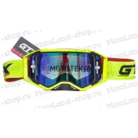Очки Мотокросс GTX 5027 салатовые