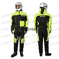 Комбинезон для снегохода HIZER (Хайзер) №1 black-yellow (текстиль) (XXL)